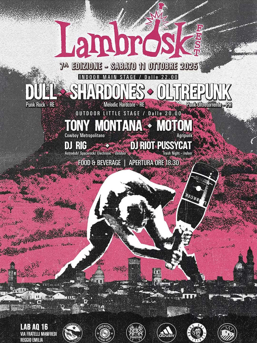 Linea Reggiana-SABATO 11 OTTOBRE-LAMBROSK FEST