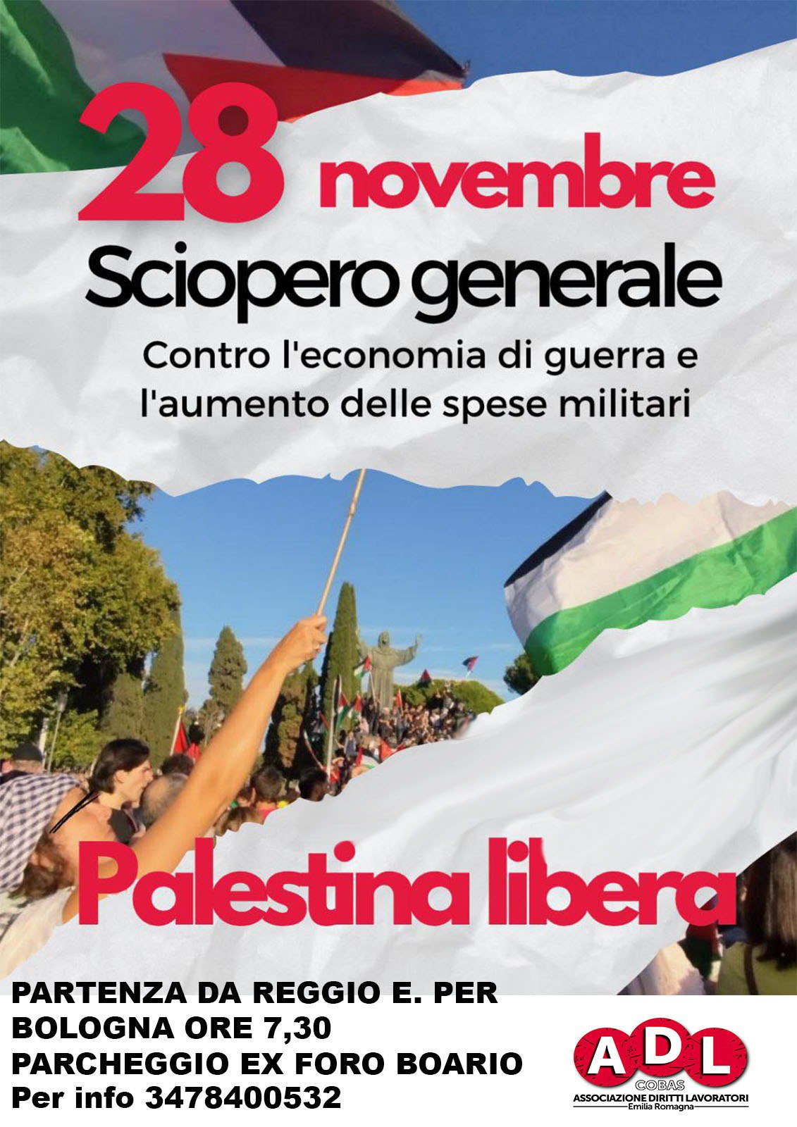 Linea Reggiana – Sciopero ADL 28/11/2025